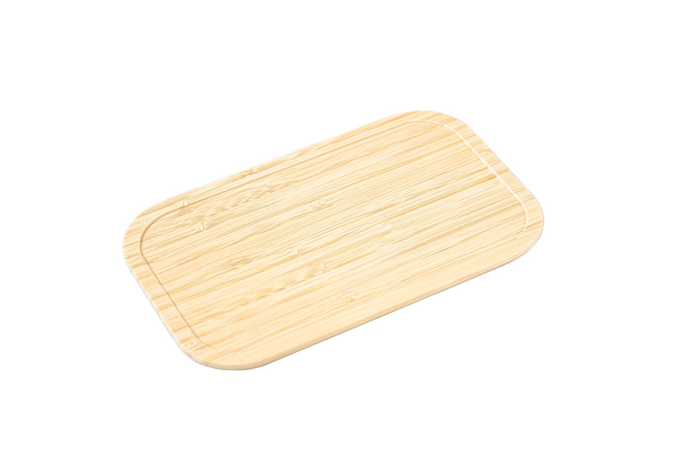 Bamboo lid for stainless steel lunch boxes – precisely manufactured replacement part made of bamboo wood