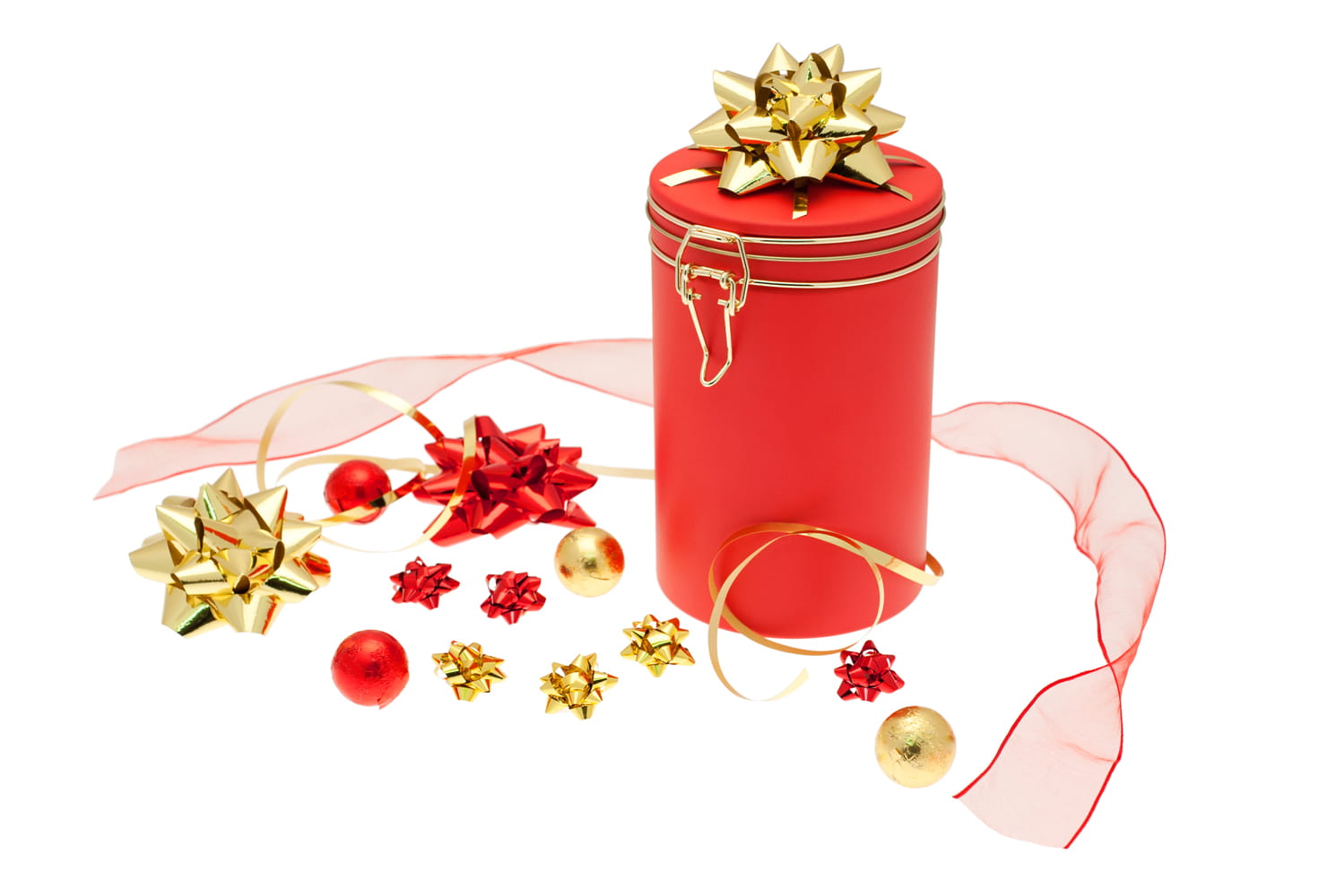Christmas tin
