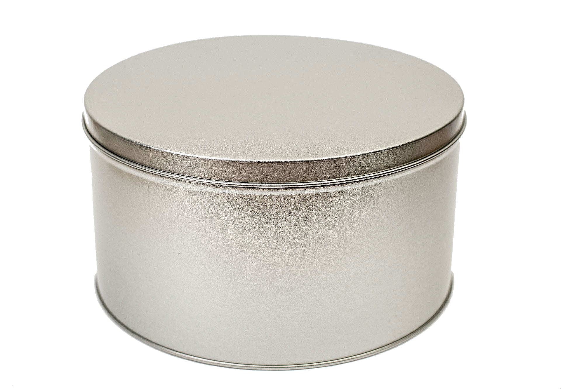 Round tin box