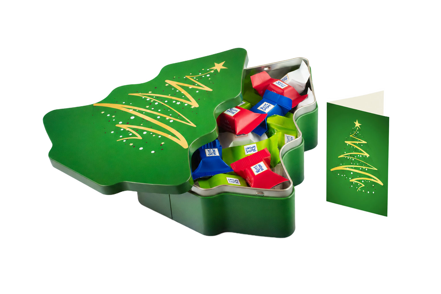 Christmas Tree Tin Case