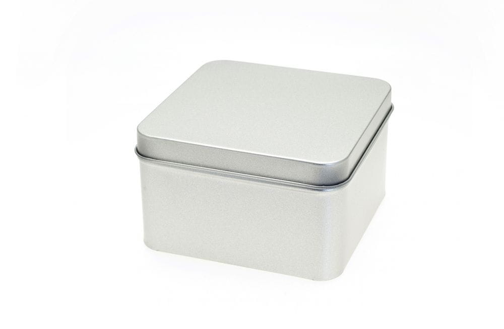 Square Tin Box for Accessories 